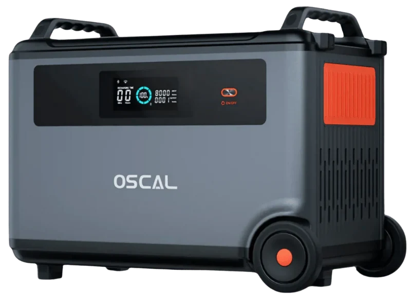OSCAL BP3600 Expansion Battery Pack – 3600Wh LiFePO4