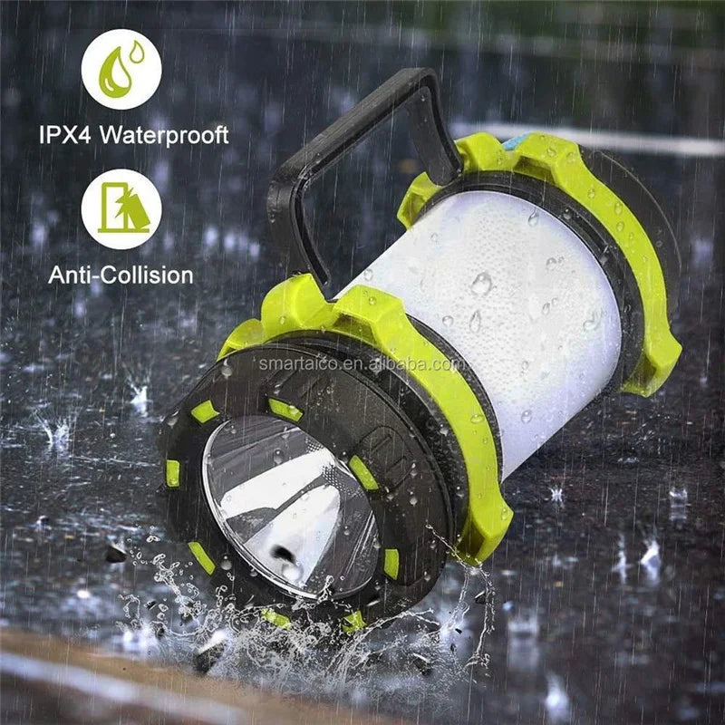 Rechargeable Camping Lantern & Power Bank | 6 Modes, IPX4 Waterproof