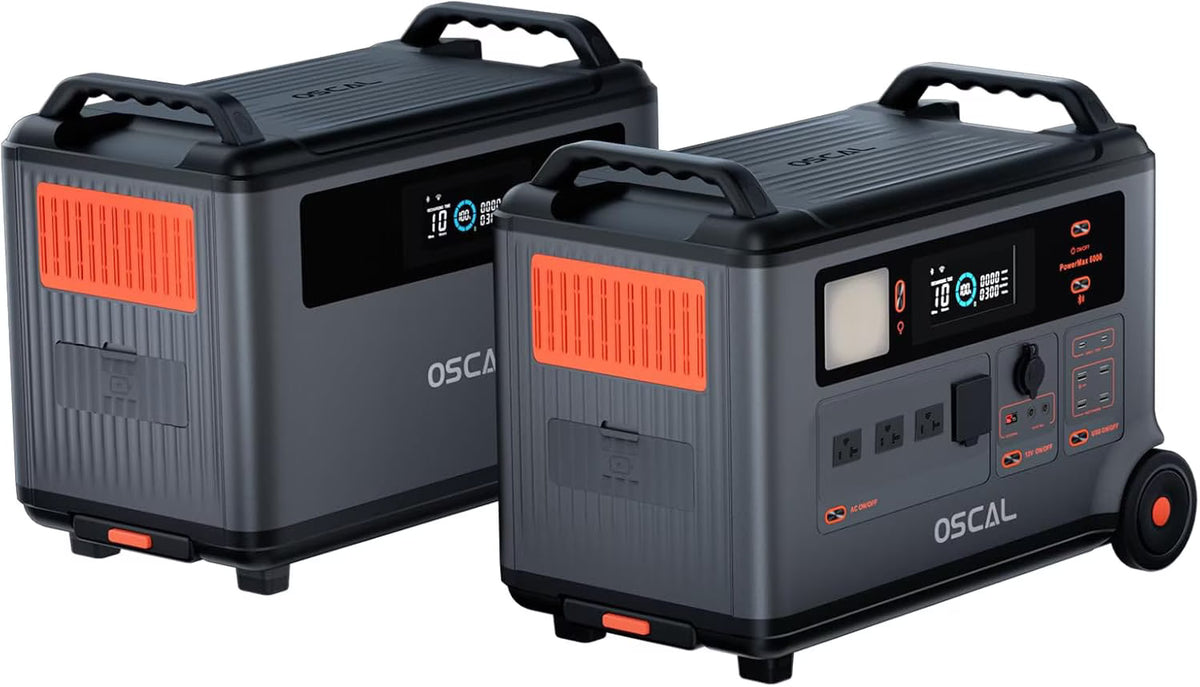 OSCAL BP3600 Expansion Battery Pack – 3600Wh LiFePO4