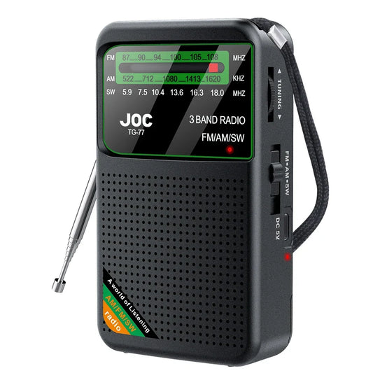 Emergency Pocket Radio Black