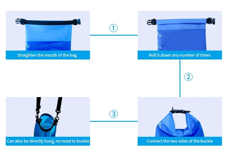 Filterwell 6L Gravity Water Filter Straw for Travel and Emergency
