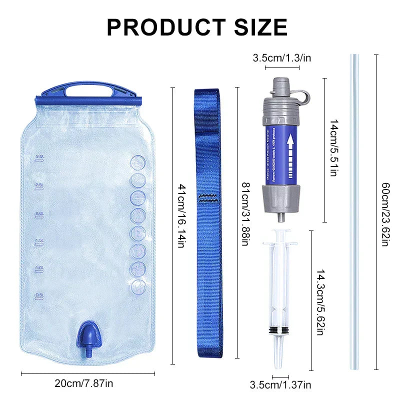 Outdoor Purification Water Filter Straw
